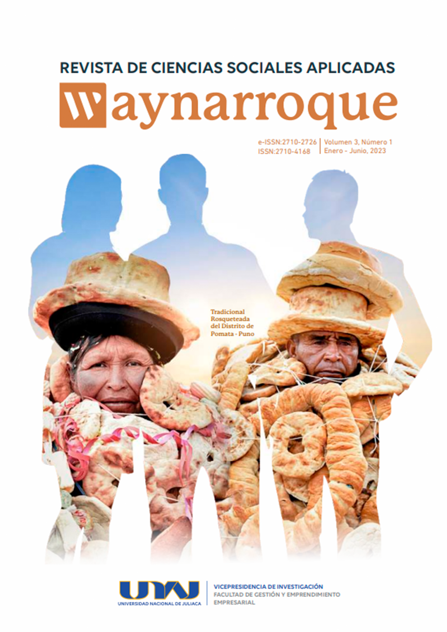 					Ver Vol. 3 Núm. 1 (2023): Waynarroque - Revista de ciencias sociales aplicadas
				
